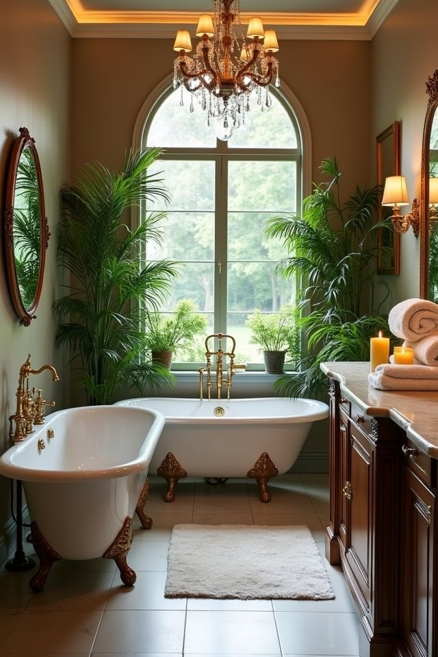vintage spa bathroom retreat