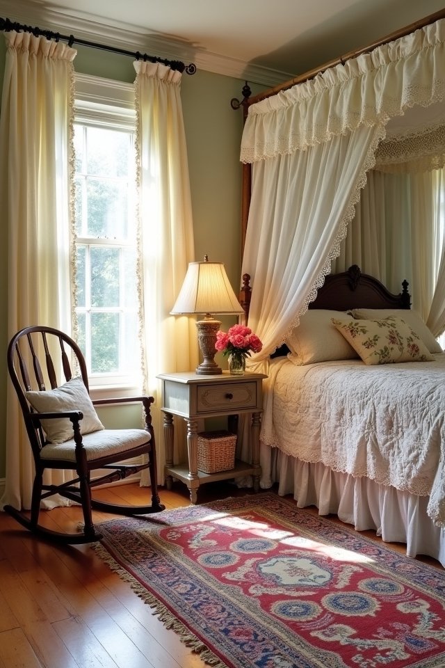 vintage textiles for charm