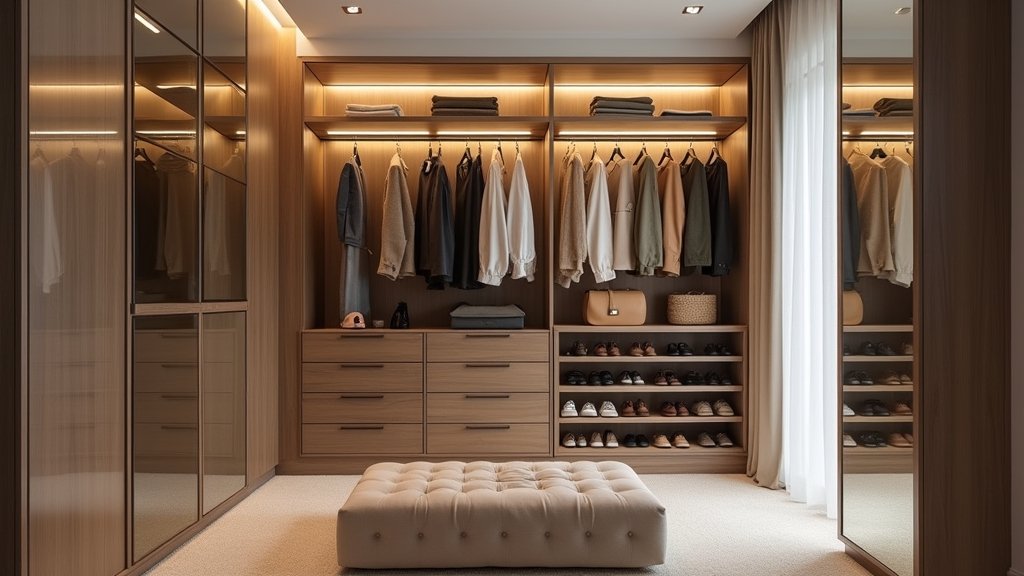 walk in closet organization ideas