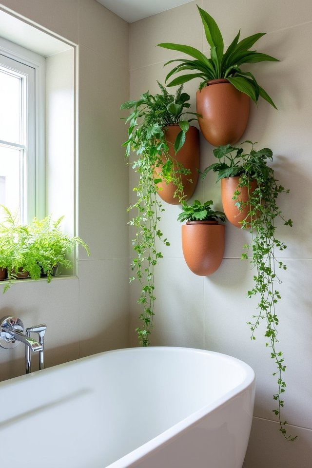 wall mounted greenery transformation