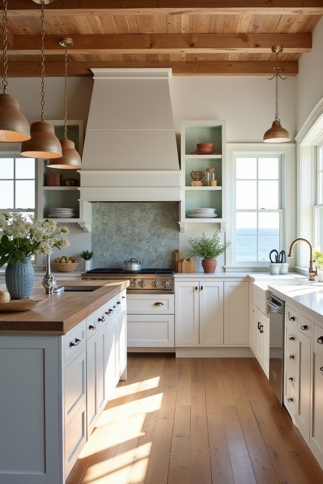 warm ambiance with pendants