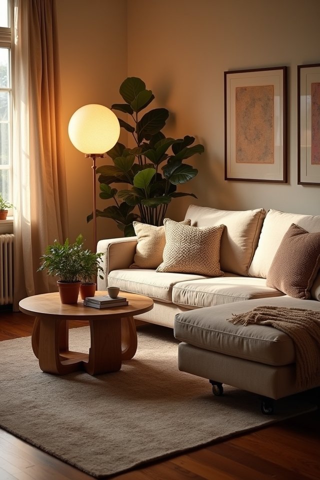 warm and inviting lighting