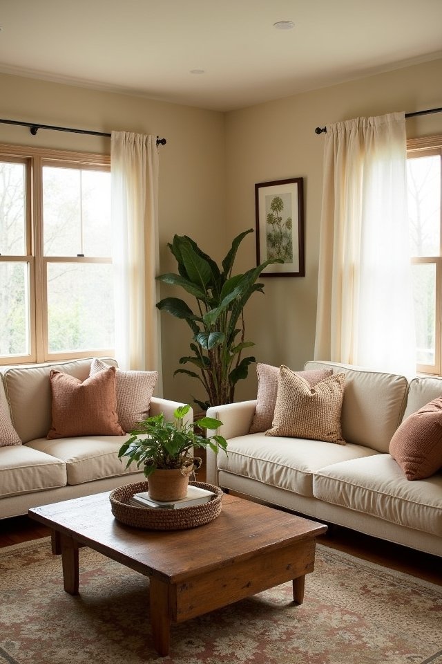 warm beige cozy ambience