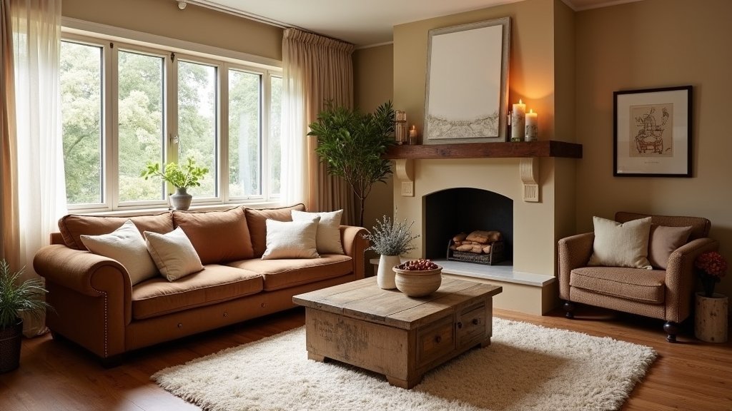 warm brown cream aesthetics