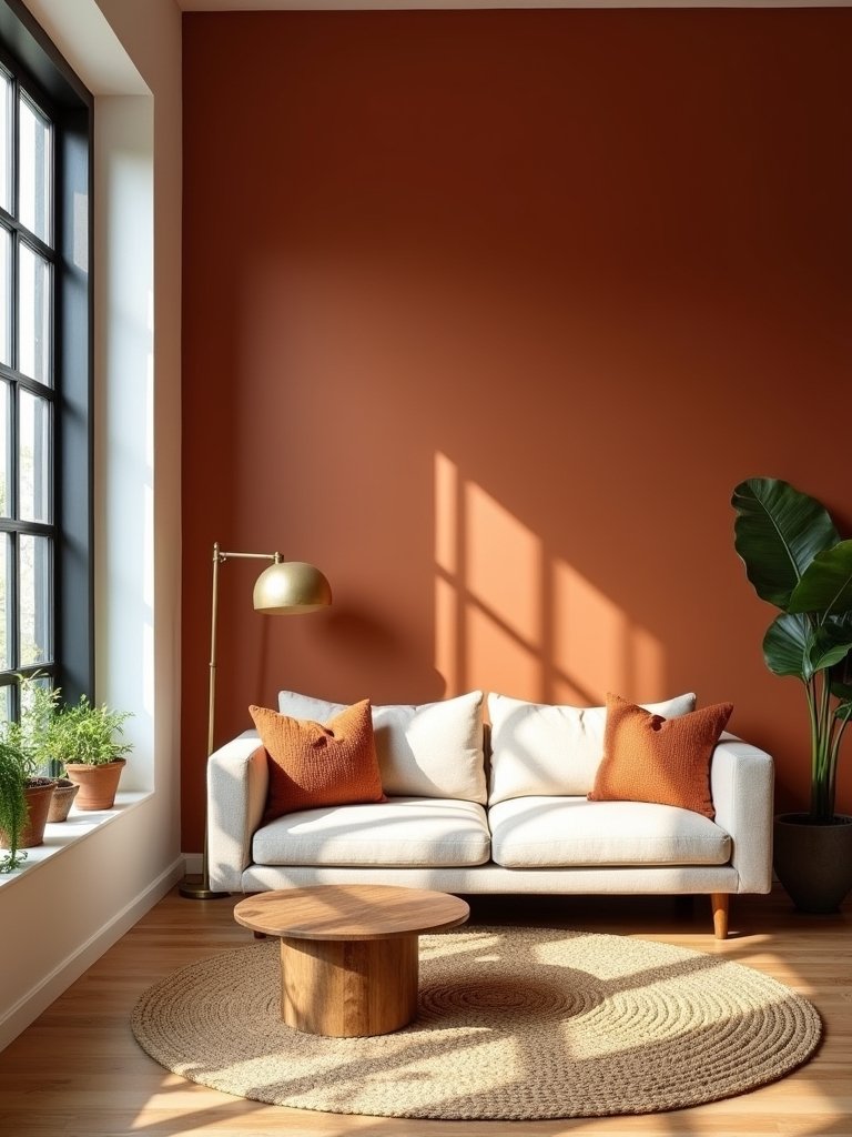 warm burnt orange sanctuary