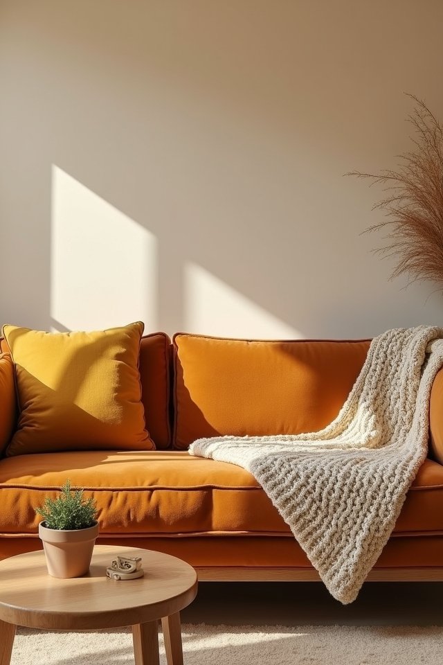 warm colors for comfort