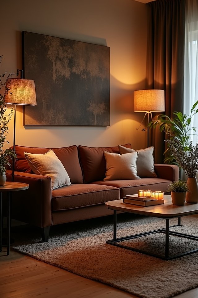 warm cozy lighting ambiance