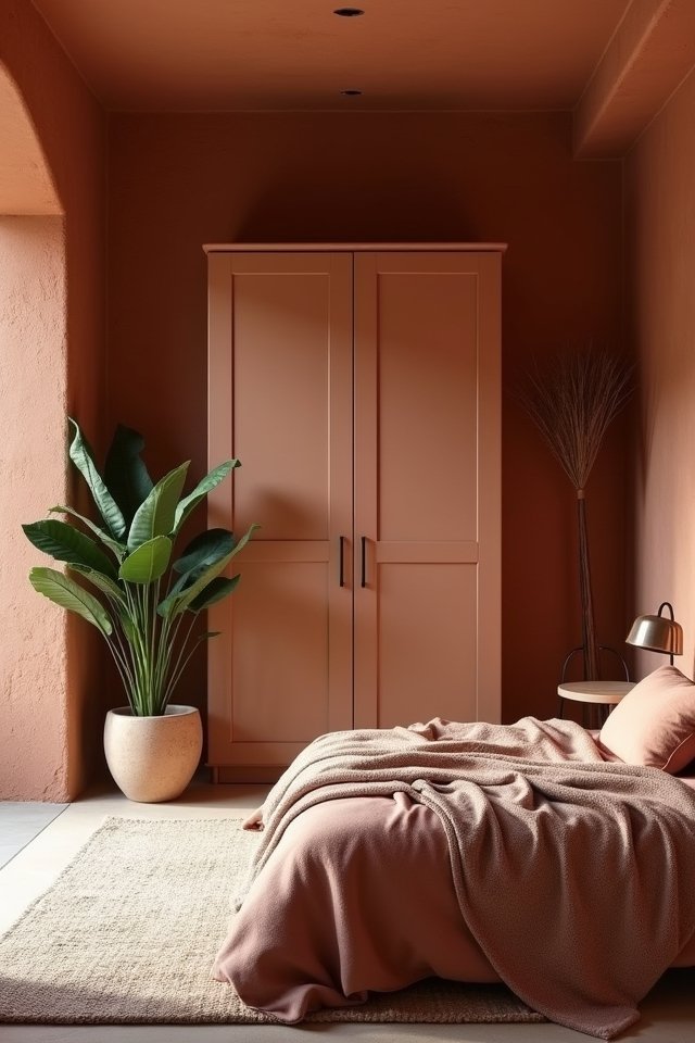warm earthy bedroom retreat