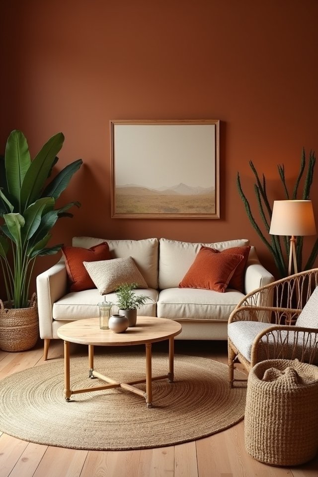 warm earthy color palette