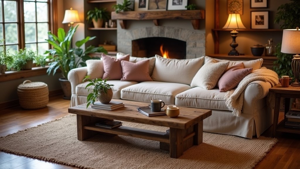 warm family living rooms