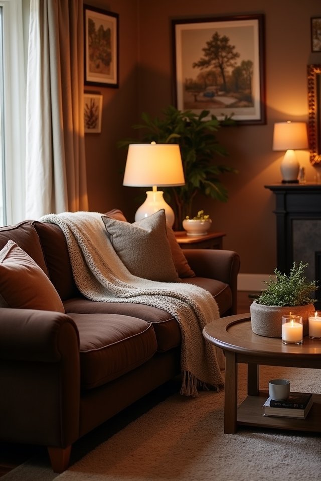 warm glow cozy ambiance