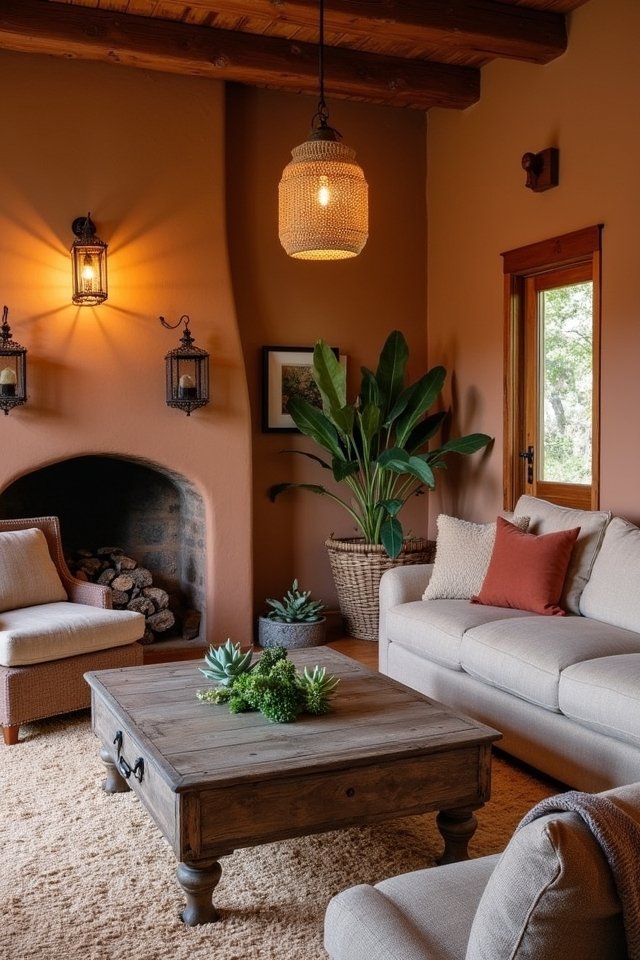 warm inviting ambient lighting