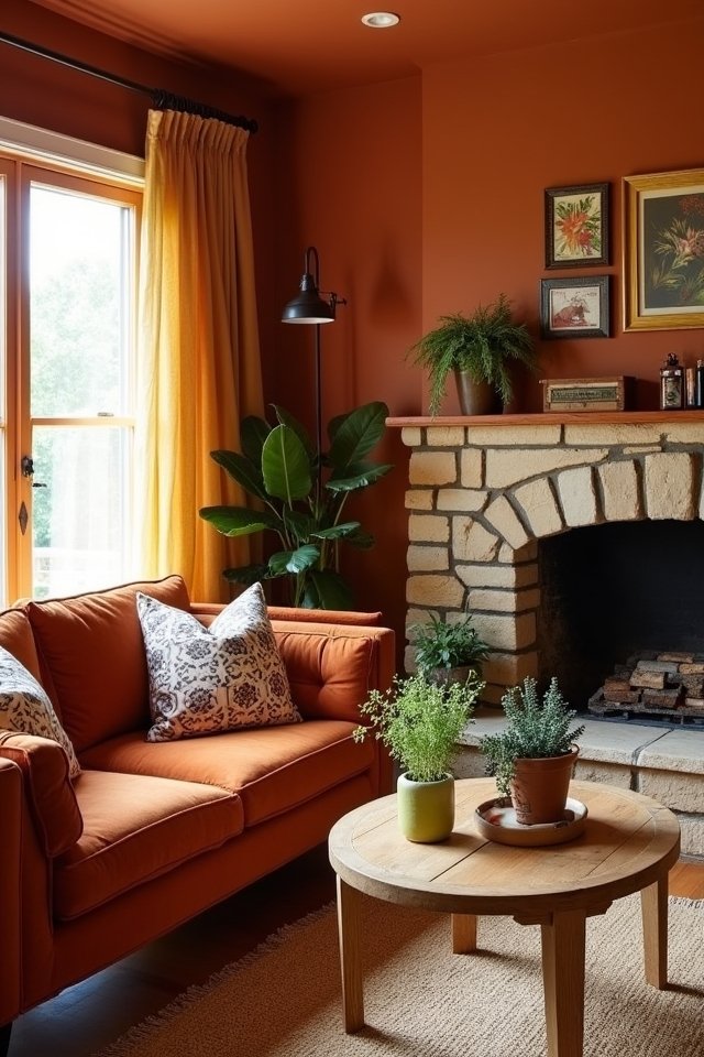 warm inviting color atmosphere
