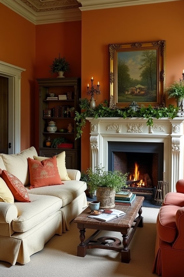warm inviting color palette