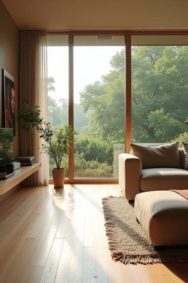 warm inviting hardwood flooring