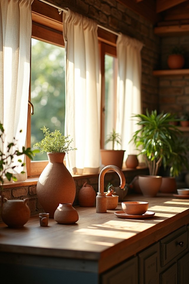 warm inviting kitchen ambiance