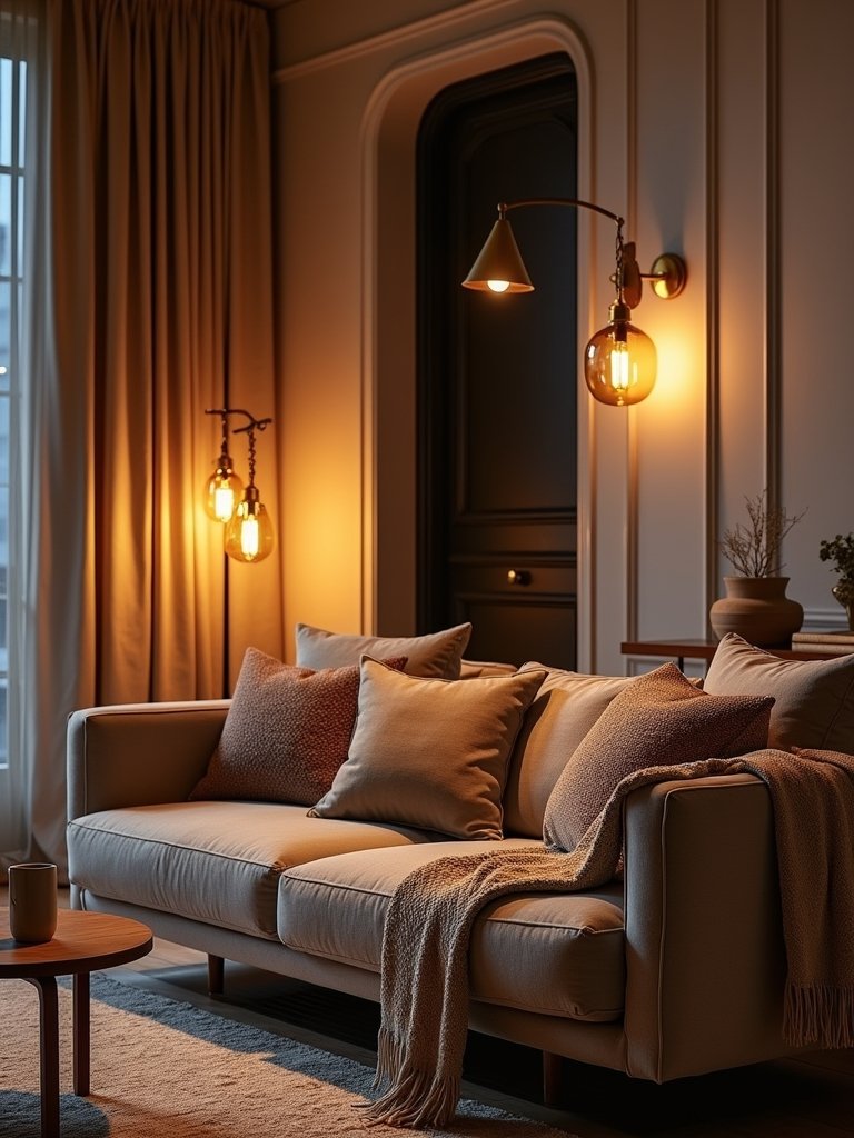 warm inviting lighting atmosphere