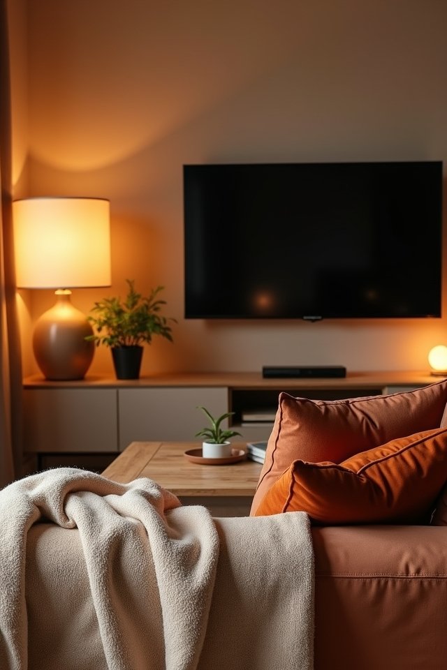 warm inviting living room colors