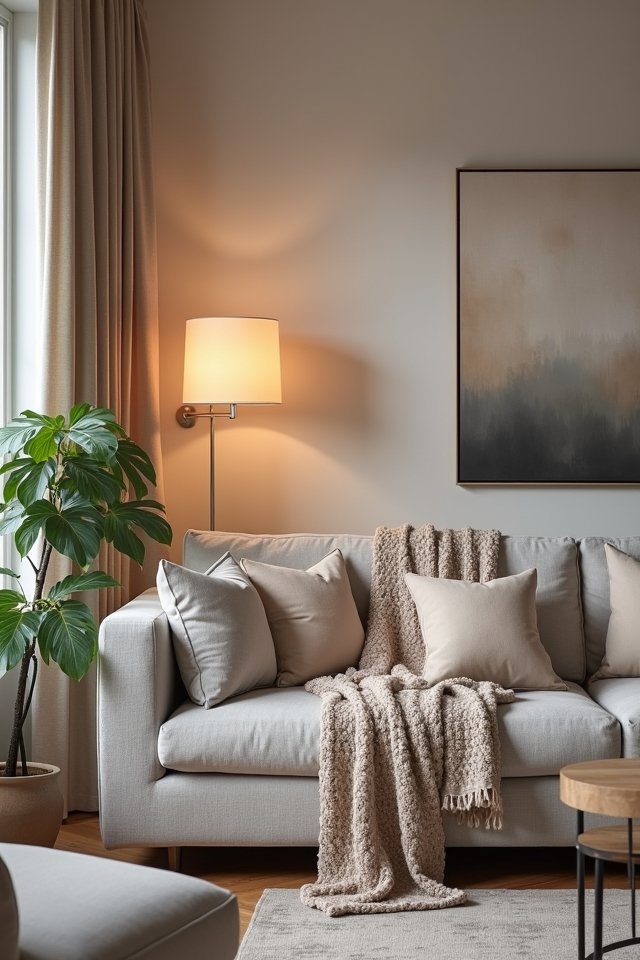 warm inviting soft lighting