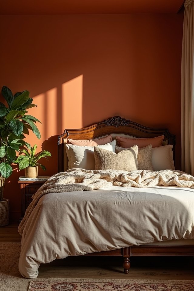 warm inviting terracotta sanctuary