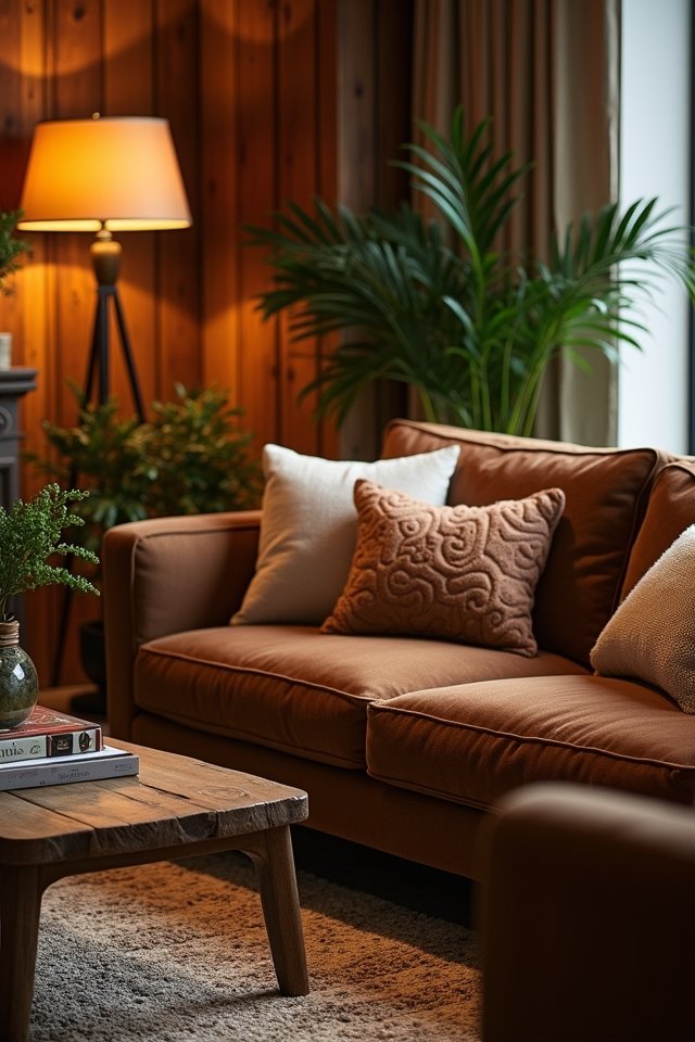 warm lighting creates coziness