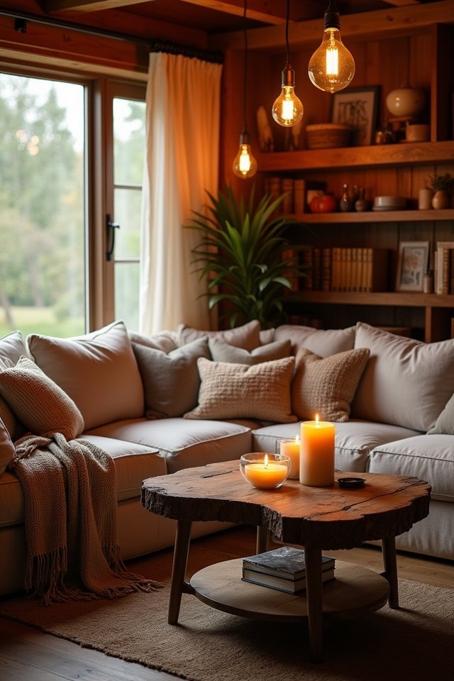 warm lighting for comfort