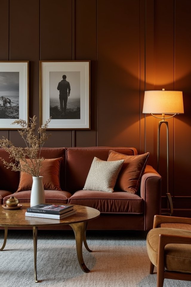 warm metal accent ideas