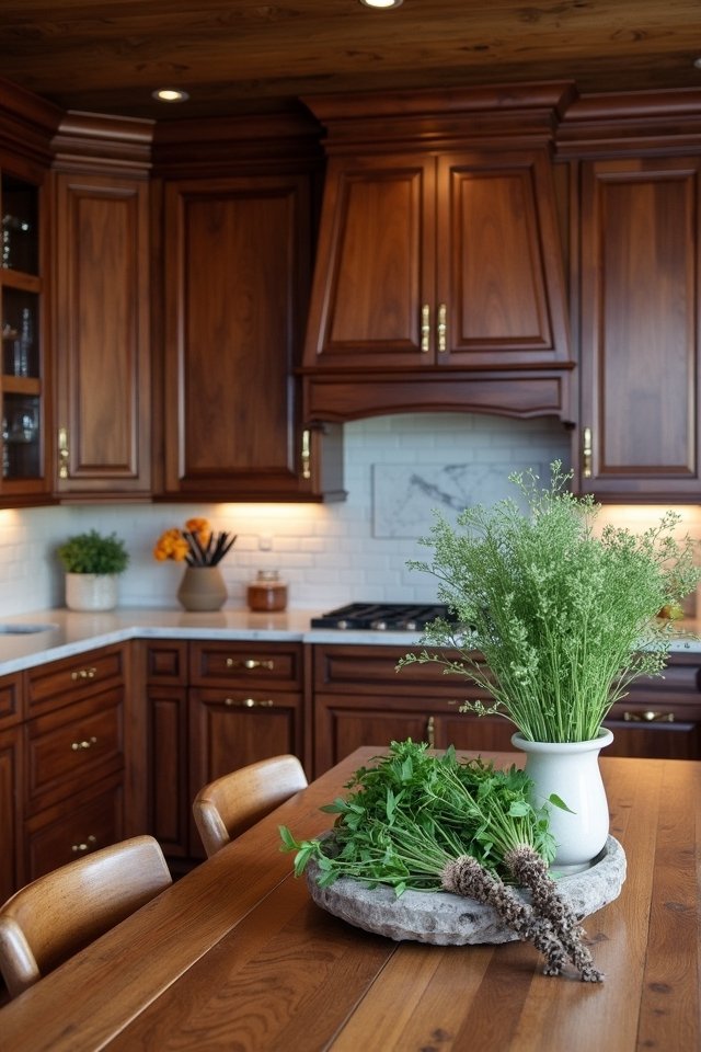 warm stylish acacia cabinets