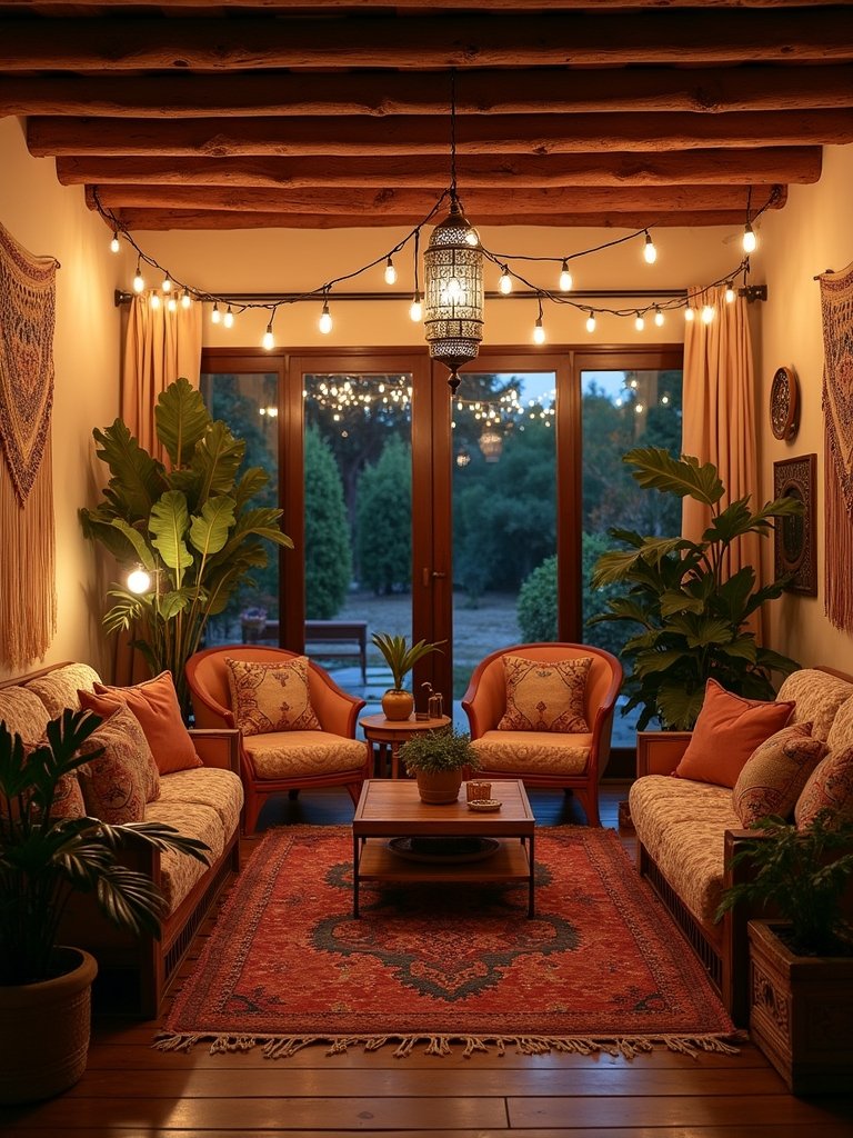 warm twinkling lights ambiance