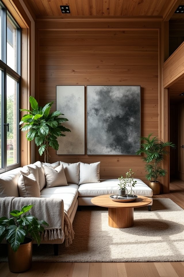 warm wood cozy accents
