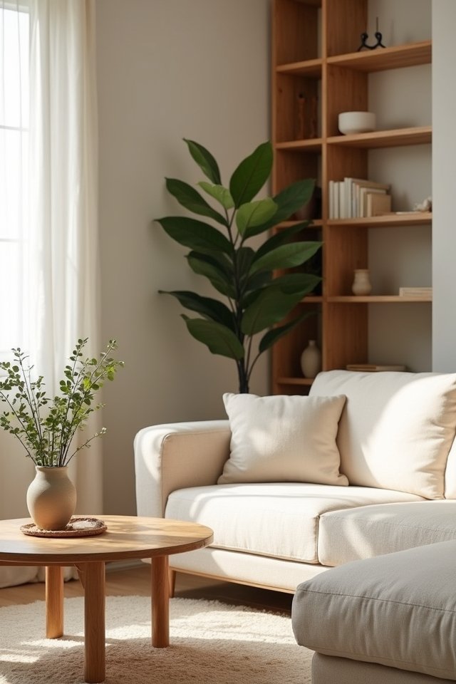 warm wooden accents charm