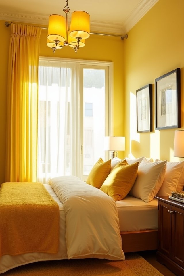 warm yellow lighting ideas