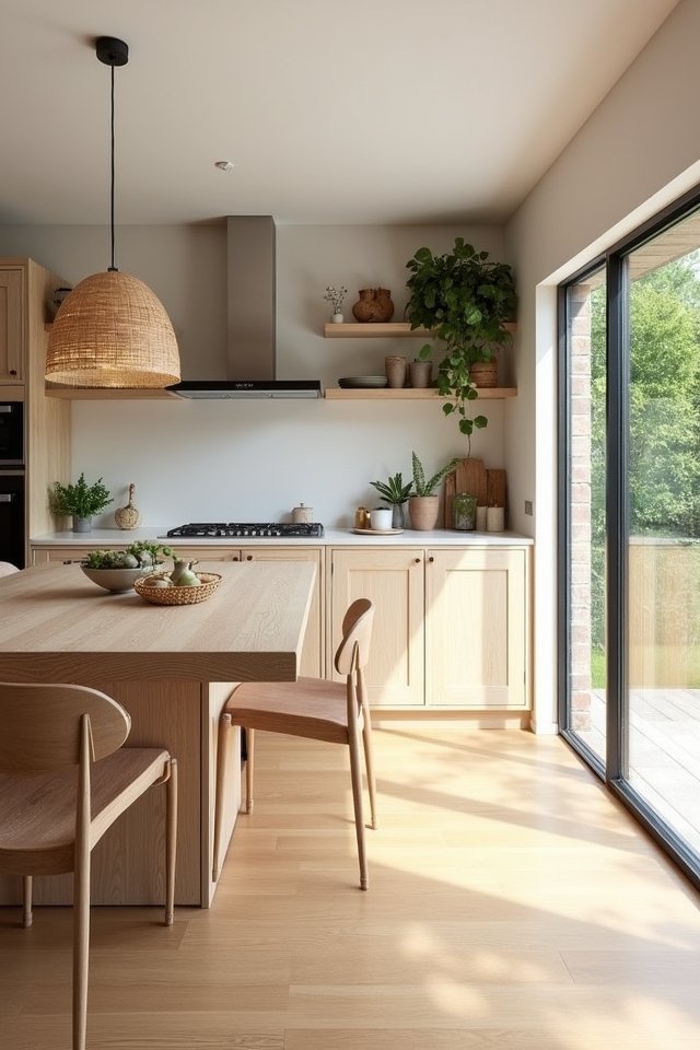 warmth of natural wood