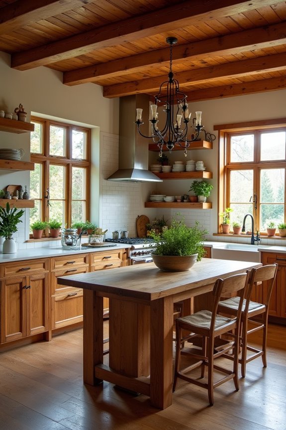 warmth through natural wood
