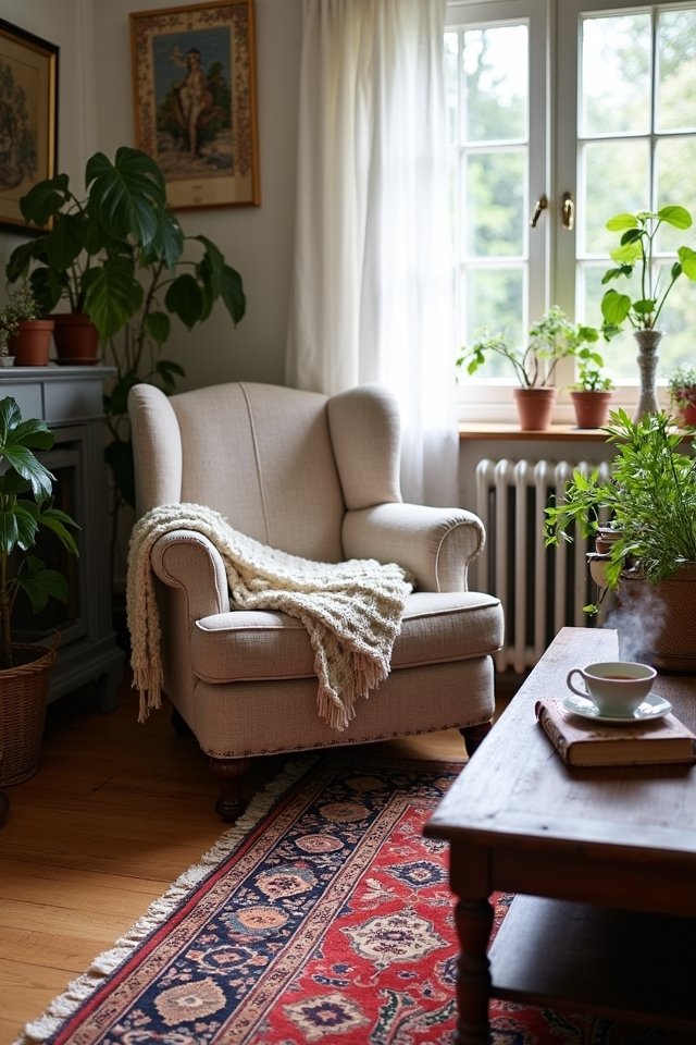 warmth through vintage rugs