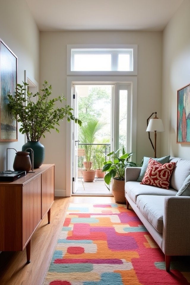welcoming and vibrant entryway