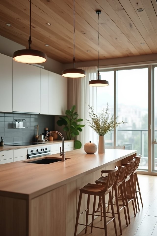 welcoming functional kitchen lighting