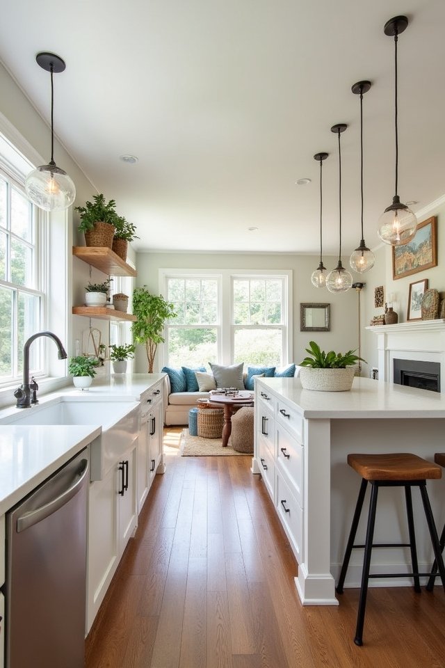 welcoming open concept design