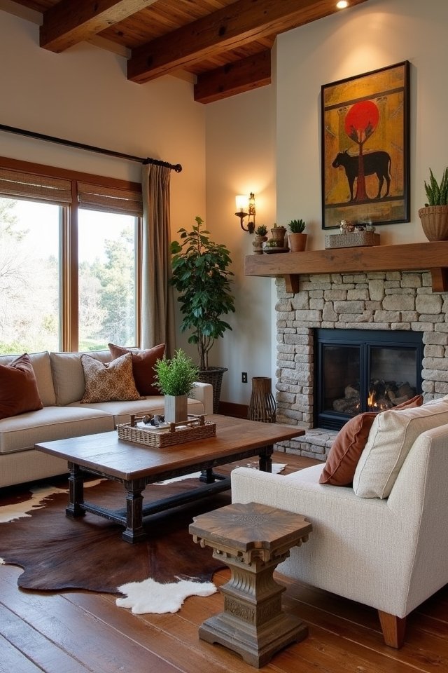 western themed cozy accents