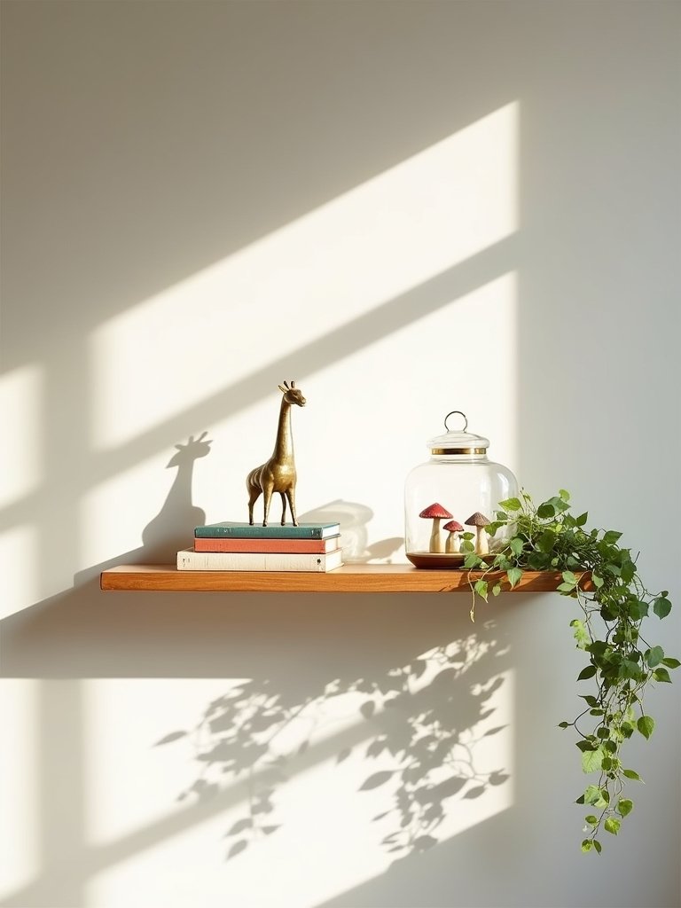 whimsical accents for shelves