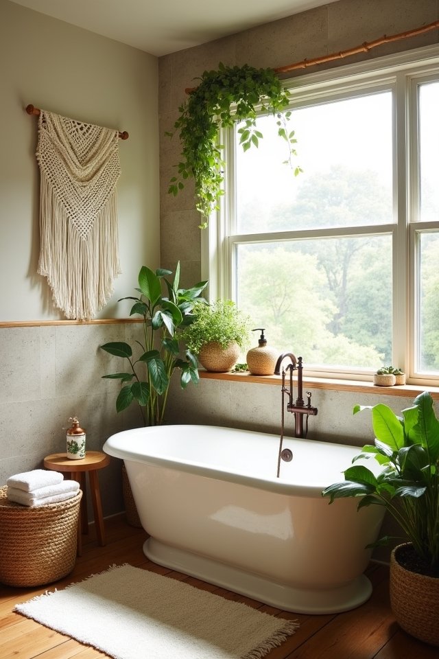 whimsical boho bathroom essentials