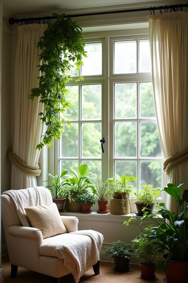 whimsical climbing plants trellises