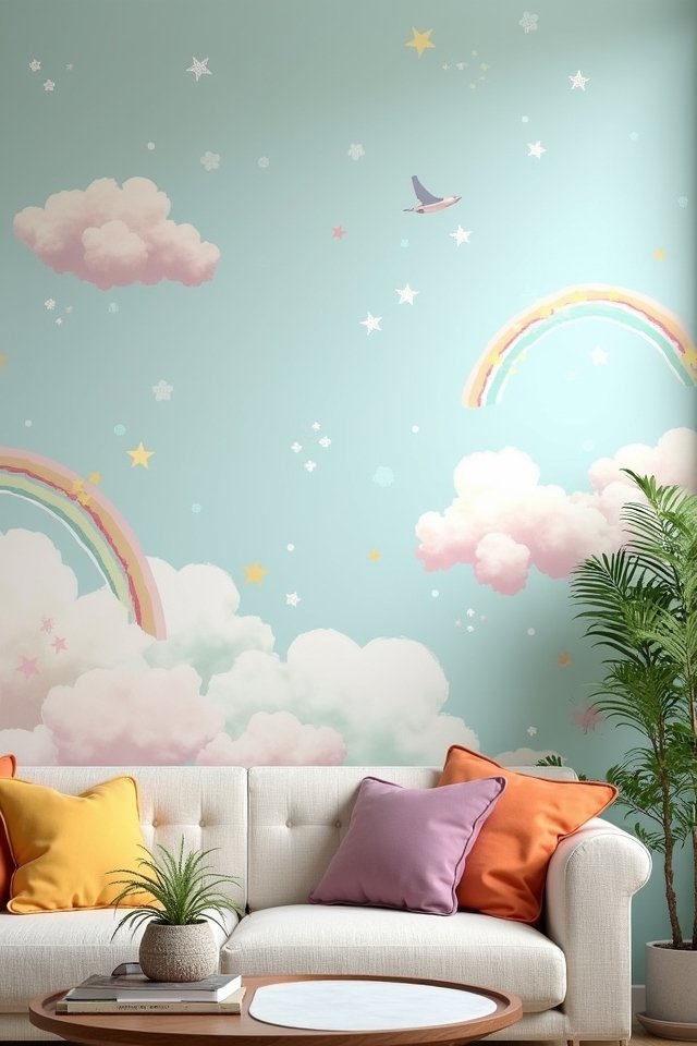 whimsical cloud inspired decor