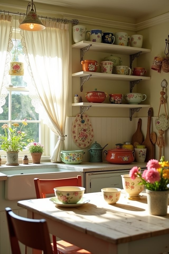whimsical cottage kitchen decor
