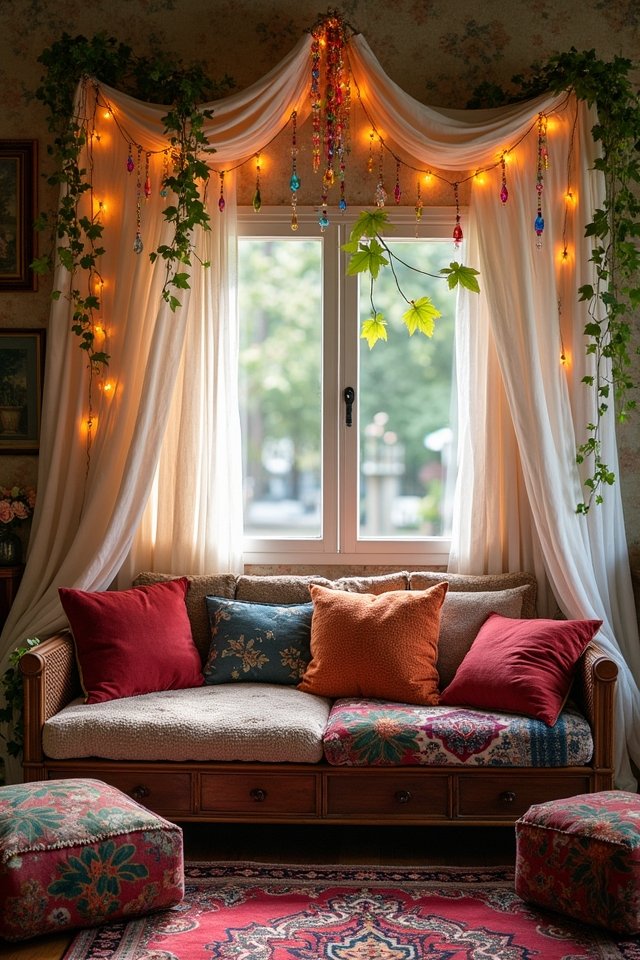 whimsical dreamy canopy nook