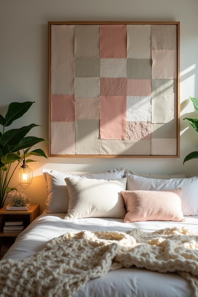 whimsical fabric wall art