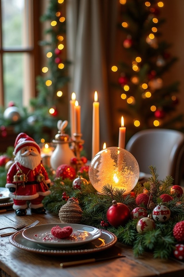whimsical holiday table centerpieces