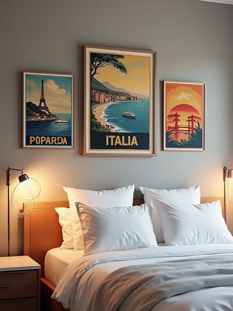 whimsical vintage travel decor