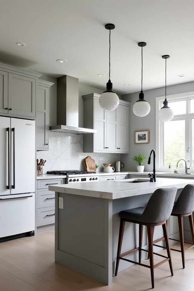 white appliances enhance gray