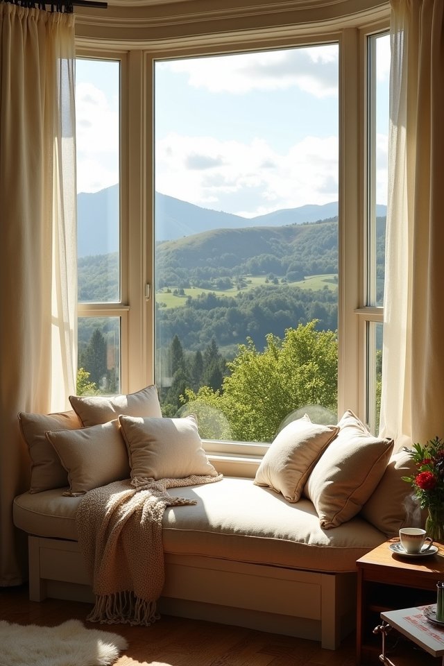 window seat daydreaming retreat
